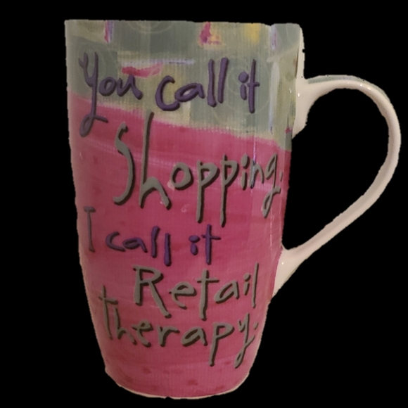Shopaholic Mug Coffee Tea Joyce Shelton - Picture 2 of 6